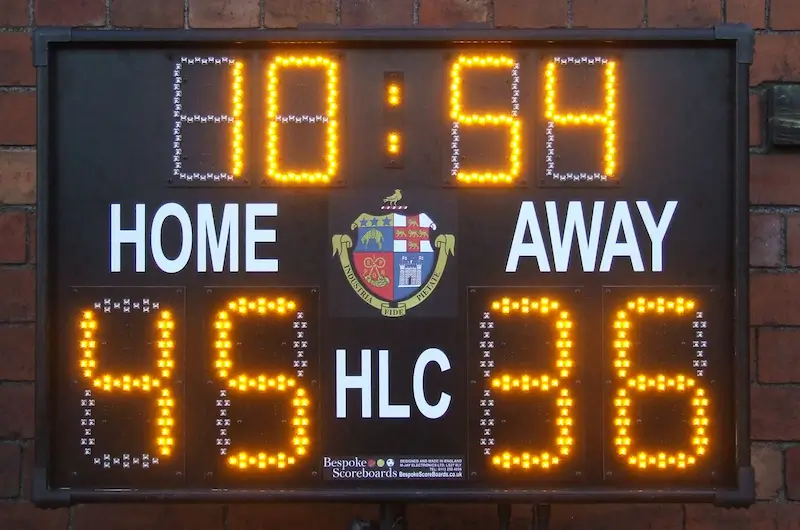 rugby scoreboard